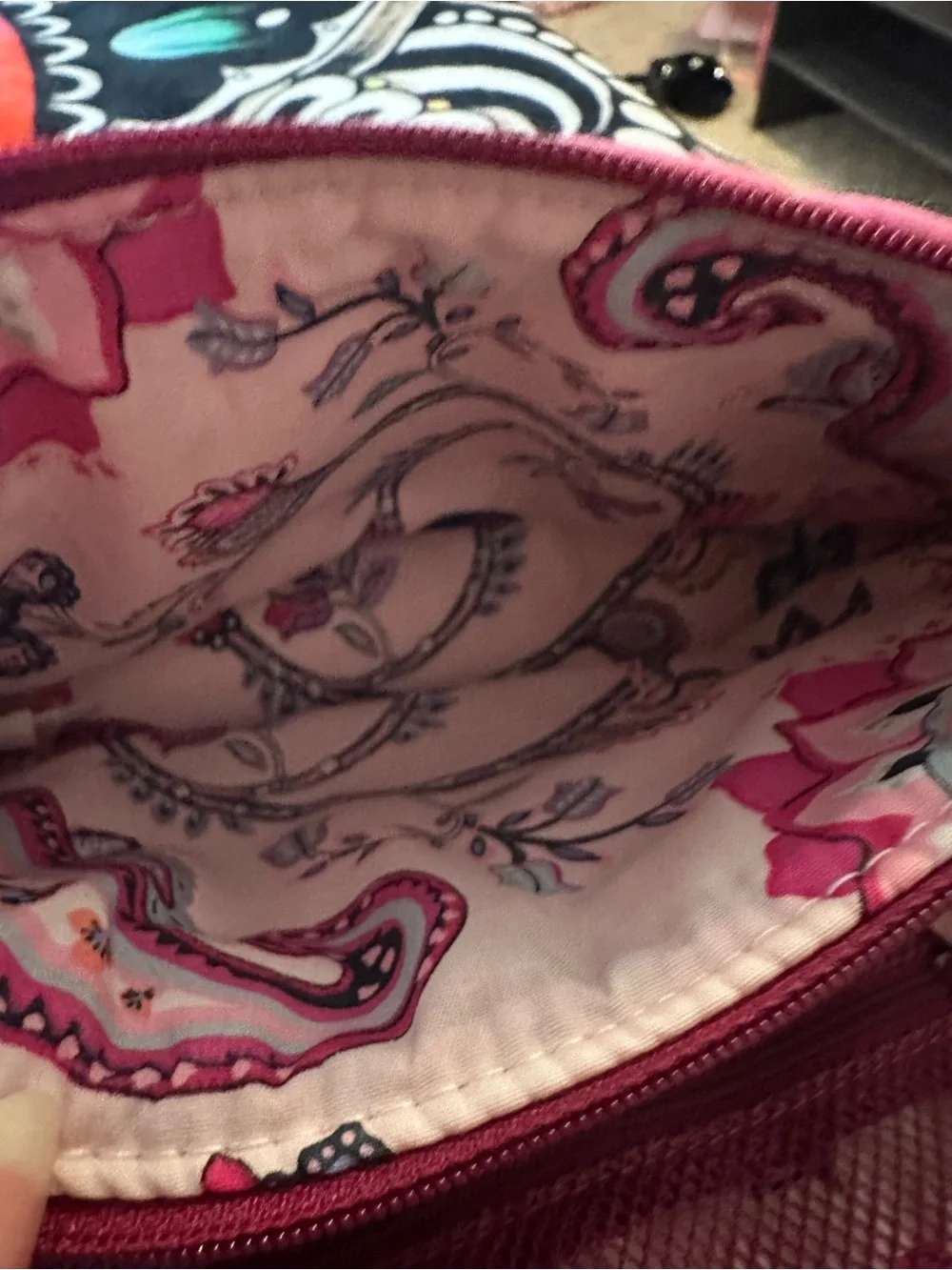 Vera Bradley makeup organizer bag
